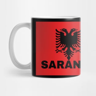 Sarandë City in Albanian Flag Mug